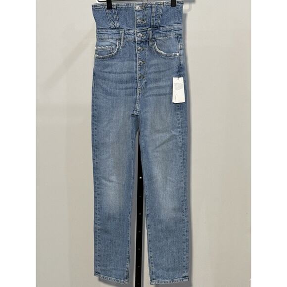 Guess The It Girl Pin Up Super High Waisted Jeans. 27x28 - Picture 1 of 5